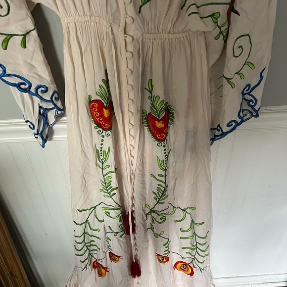 FILLYBOO - strange magic duster dress light blush size SMALL EXTREMELY RARE - Picture 3 of 10